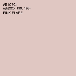 #E1C7C1 - Pink Flare Color Image